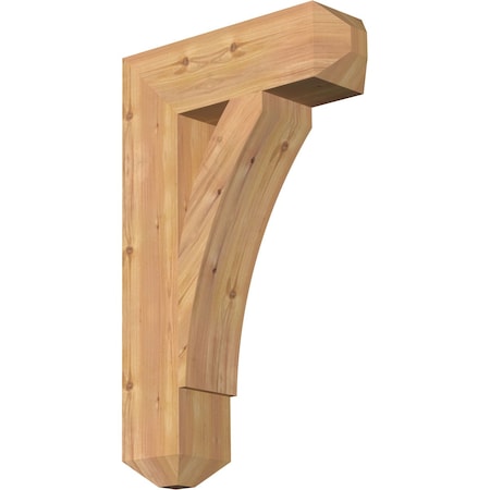 Thorton Craftsman Smooth Bracket, Western Red Cedar, 5 1/2W X 20D X 32H